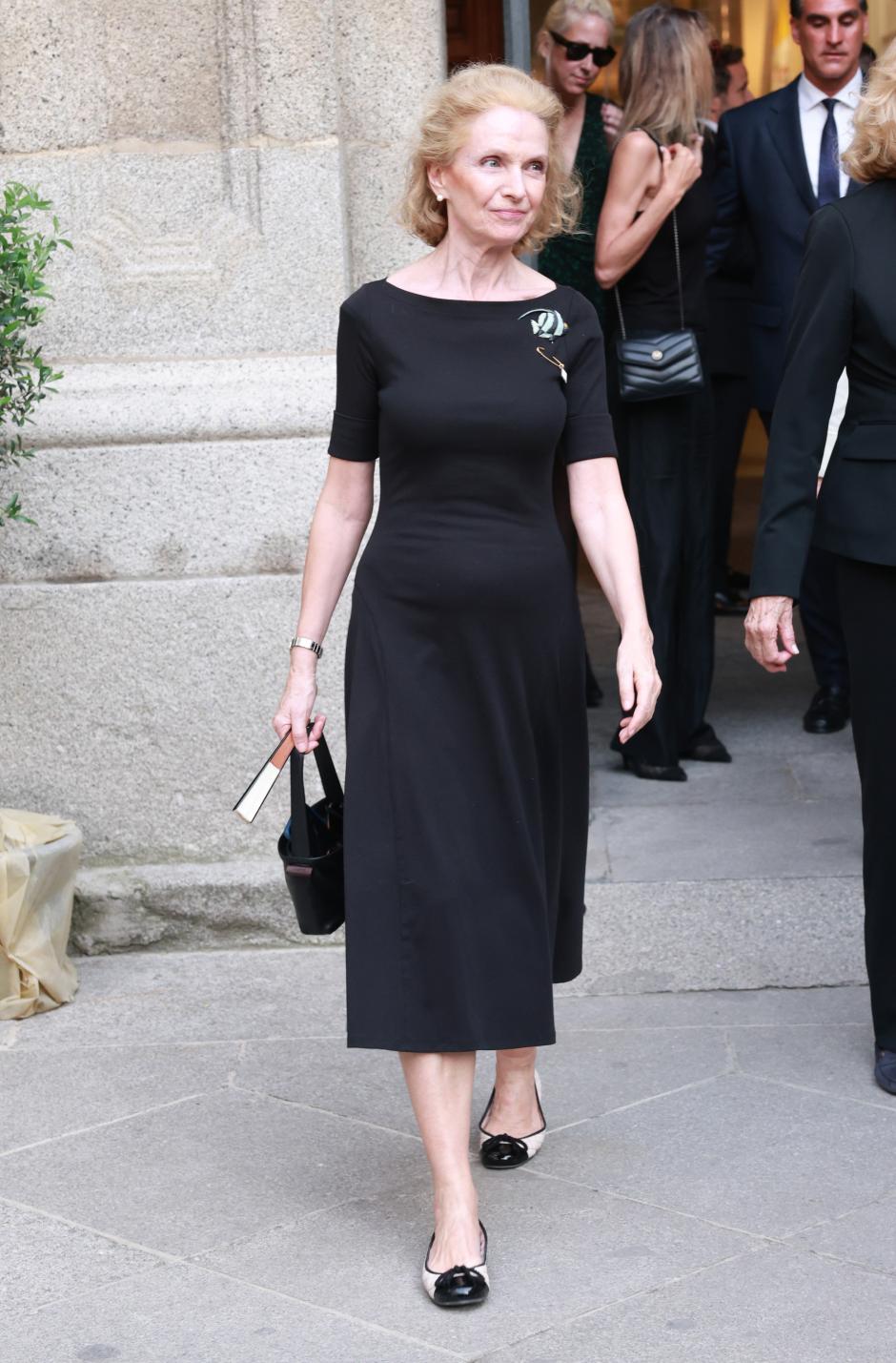 Maria Zurita during funeral of Francisco de Borbon y Escasany in Madrid on Monday, 16 June 2025.Maria Zurita