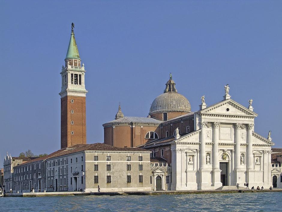 Basílica de San Giorgio Maggiore, donde se casará el magnate con Lauren Sánchez