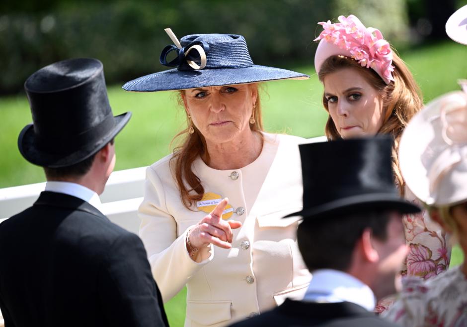 Sarah Ferguson con su hija Beatriz Royal Ascot en 2024.