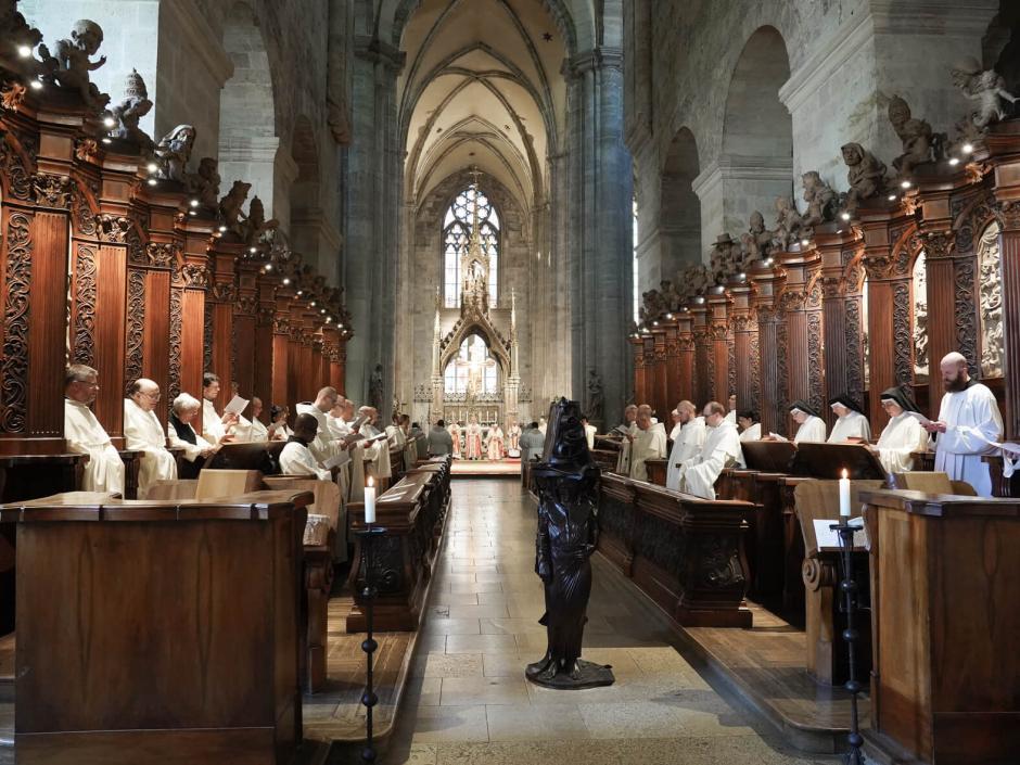 La impresionante iglesia abacial de estilo gótico