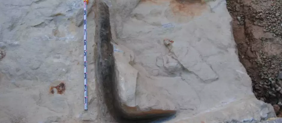 Restos arqueológicos encontrados en Montjuïc, Barcelona