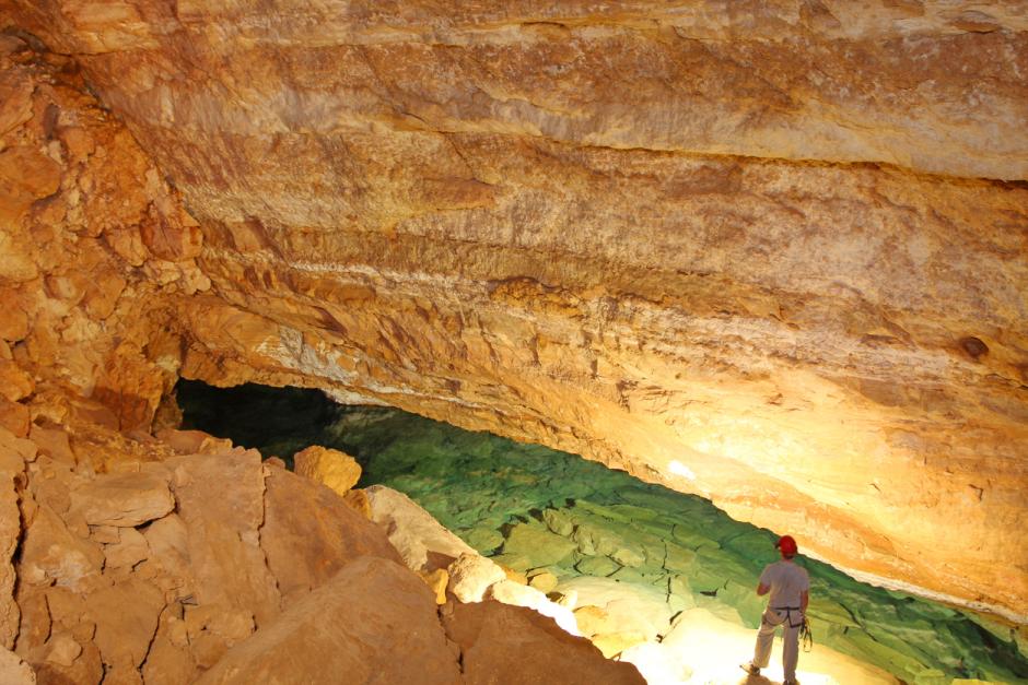 Cueva de la Llanura de Nullarbor, ubicada en Australia