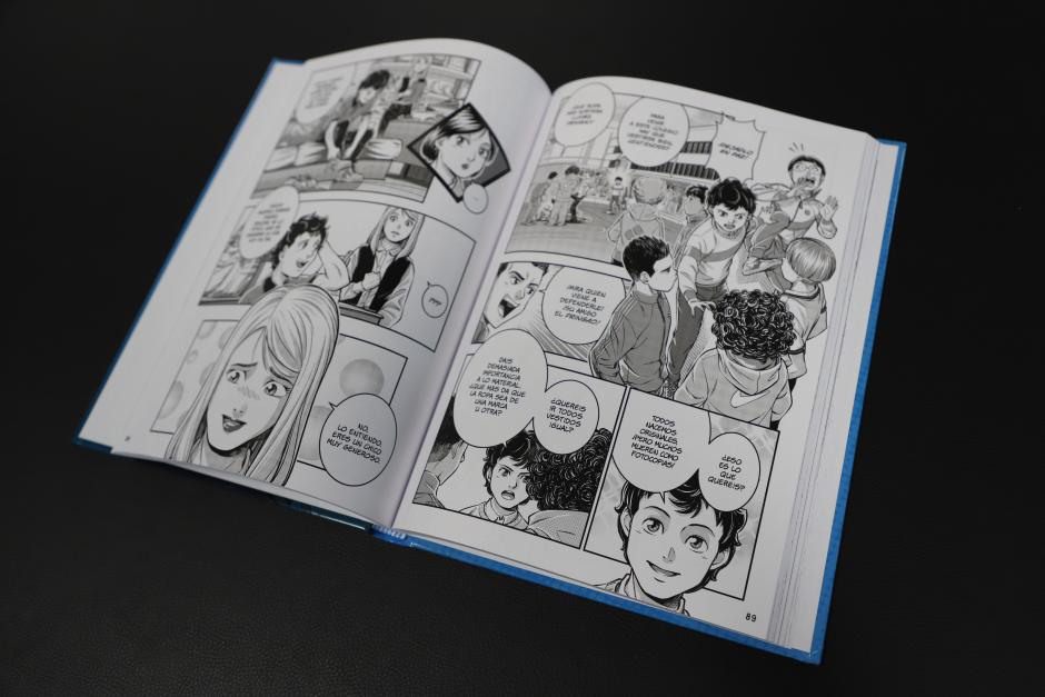 En el cómic, Acutis aparece caracterizado como un personaje 'manga'