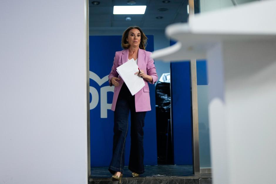 La secretaria general del PP, Cuca Gamarra