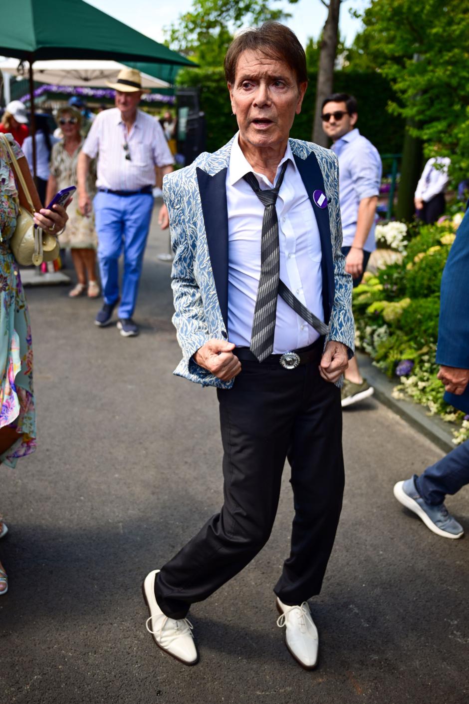 Mandatory Credit: Photo by Victoria Jones/Shutterstock (15378847w)
Cliff Richard
Wimbledon Tennis Championships, Day 1, The All England Lawn Tennis and Croquet Club, London, UK - 30 Jun 2025 *** Local Caption *** .