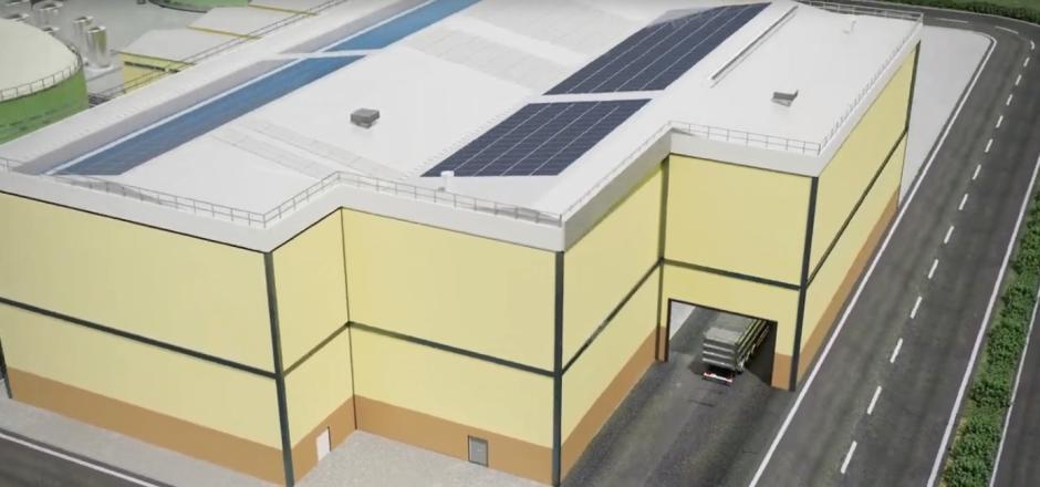 Otra de las recreaciones de cómo será la planta de biogás de Carbonero El Mayor