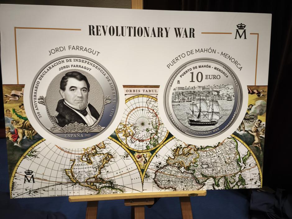 Monedas conmemorativas por el 250 aniversario de la Declaración de Independencia de Estados Unidos