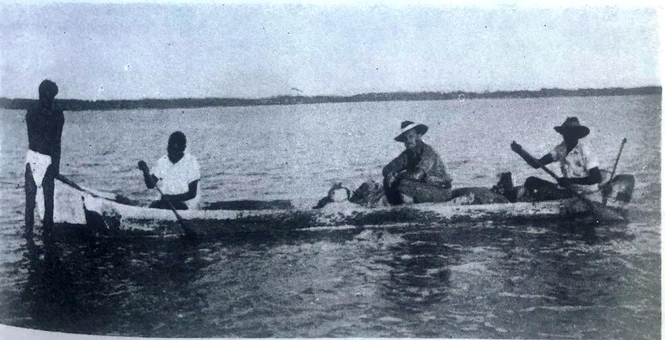Iniciando una de sus patrullas por el rio Walker en el golfo de Carpentaria