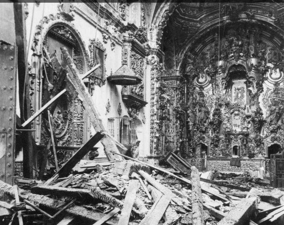 Capilla San José de Sevilla antes de ser saqueada