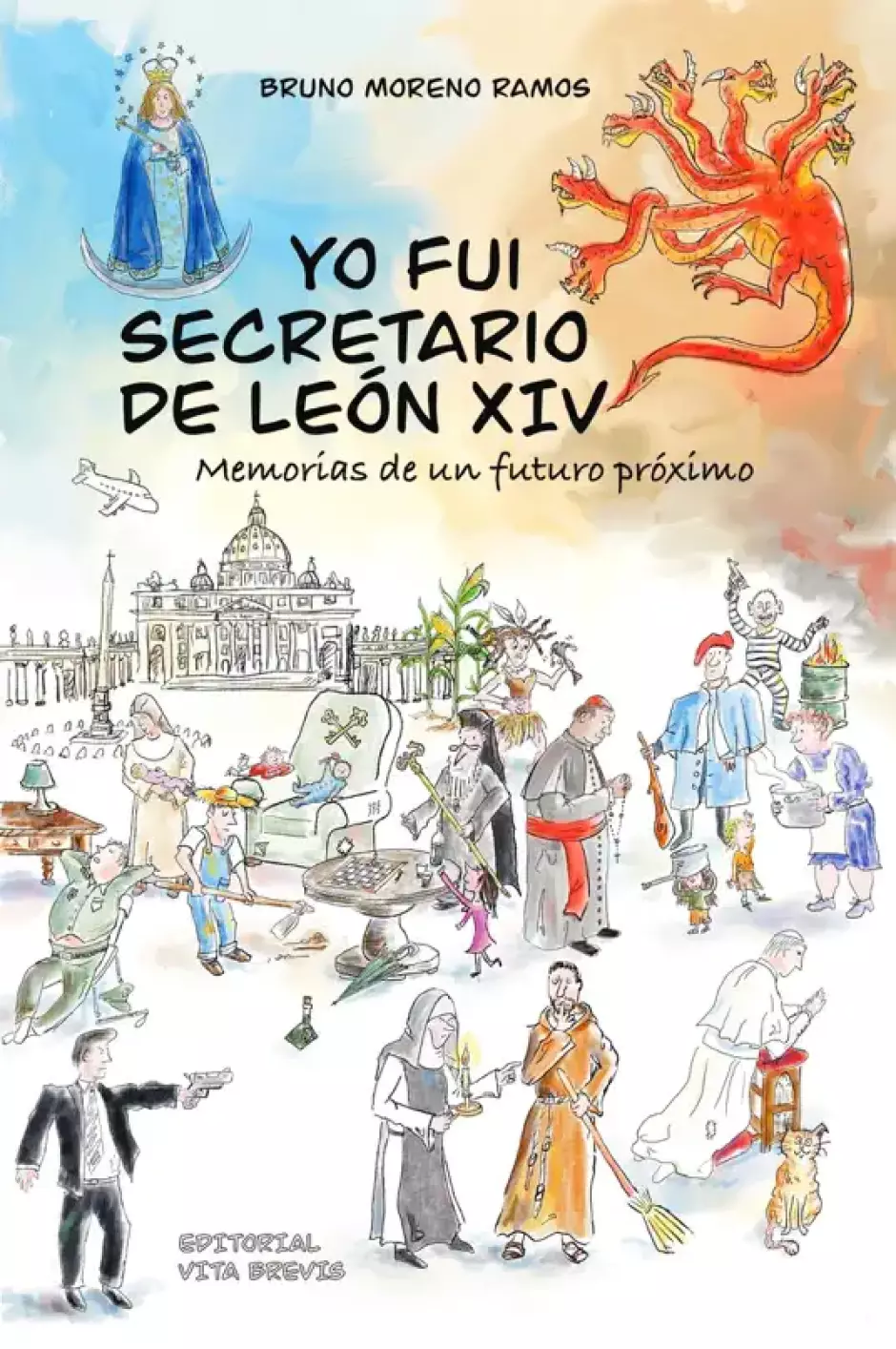 Portada del libro «Yo fui secretario de León XIV», de la editorial 'Vita Brevis'