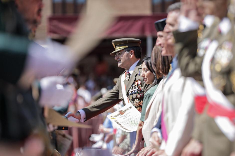 El JEME, general de Ejército Amador Enseñat y Berea, durante la entrega de los Reales Despachos a los 489 nuevos oficiales del Ejército de Tierra y la Guardia Civil