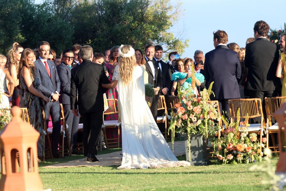 during wedding Luis Astolfi Jr and Cristina Serrano in Marbella 04 July 2025