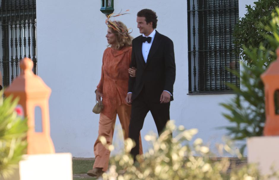 during wedding Luis Astolfi Jr and Cristina Serrano in Marbella 04 July 2025