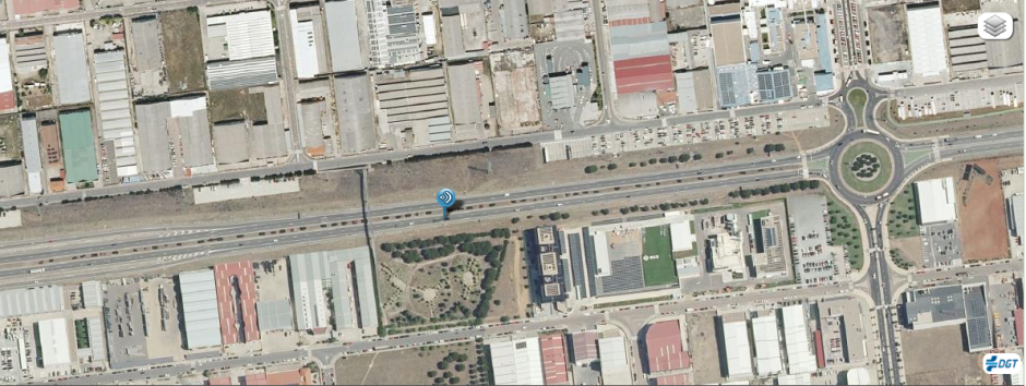 Punto donde estaría situado el radar de tramo en Salamanca