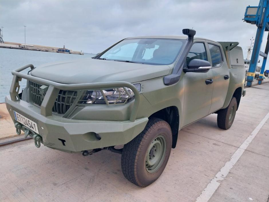 Vehículo Militar Todoterreno Táctico (VMTT) entregado al Ejército de Tierra en Melilla