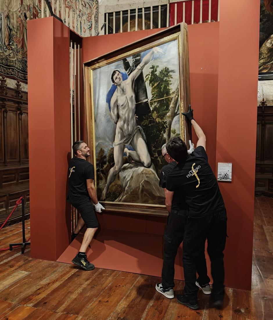 (Foto de ARCHIVO)
San Sebastián, de El Greco, una de las obras cedidas para la exposición 'Legatus Fidei'.

REMITIDA / HANDOUT por OBISPADO DE PALENCIA
Fotografía remitida a medios de comunicación exclusivamente para ilustrar la noticia a la que hace referencia la imagen, y citando la procedencia de la imagen en la firma
01/7/2025
