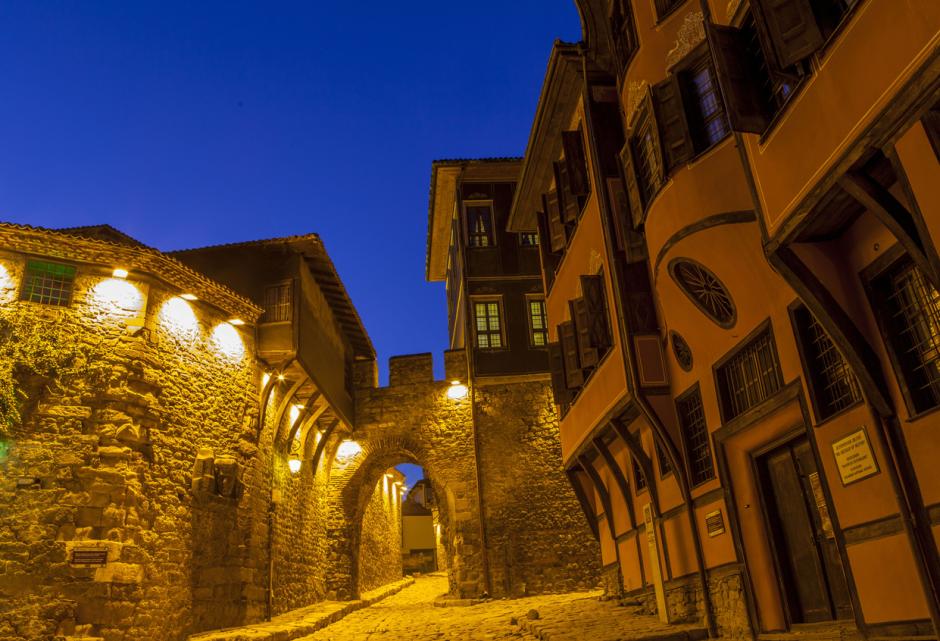 Casco antiguo de Plovdiv (Bulgaria).
