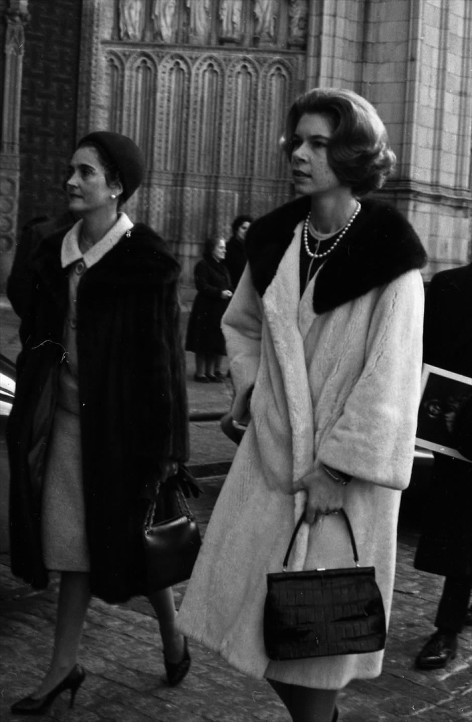 Irene de Grecia, durante una visita a Toledo en 1963