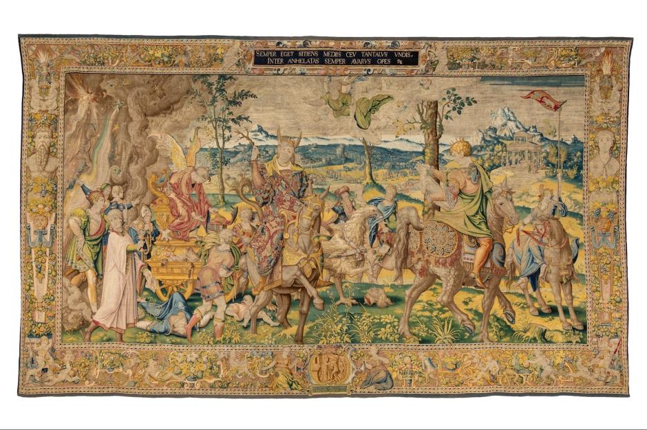 La Galería de las Colecciones Reales quiere presumir de uno de sus mayores tesoros, y lo hace por todo lo grande. Desde el 25 de junio y hasta el 28 de septiembre puede visitarse la exposición Iconografía del mal. Tapices de los pecados capitales. Con esta muestra, por primera vez, se reúnen dos series de los tapices únicos de los fondos de Patrimonio Nacional.