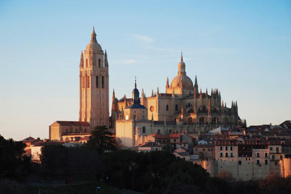 Vista de la catedral de Segovia