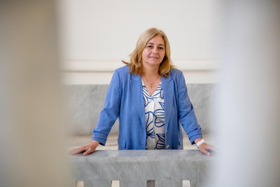 La alcaldesa en funciones Inma Sanz