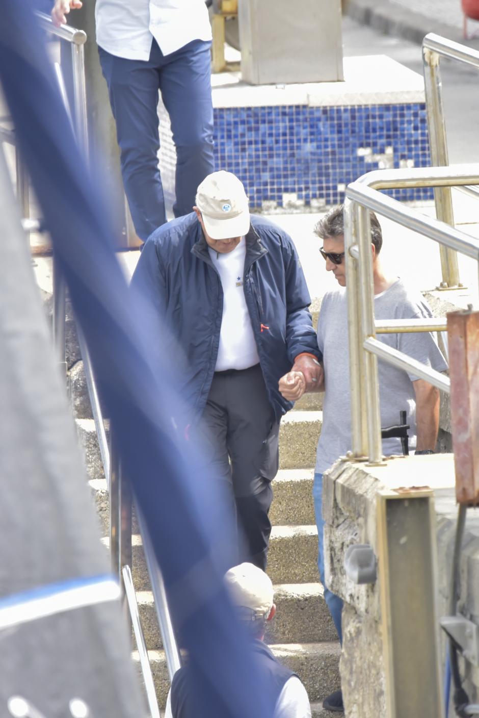 King Emeritus Juan Carlos I in Sanxenxo.  13 July 2025
