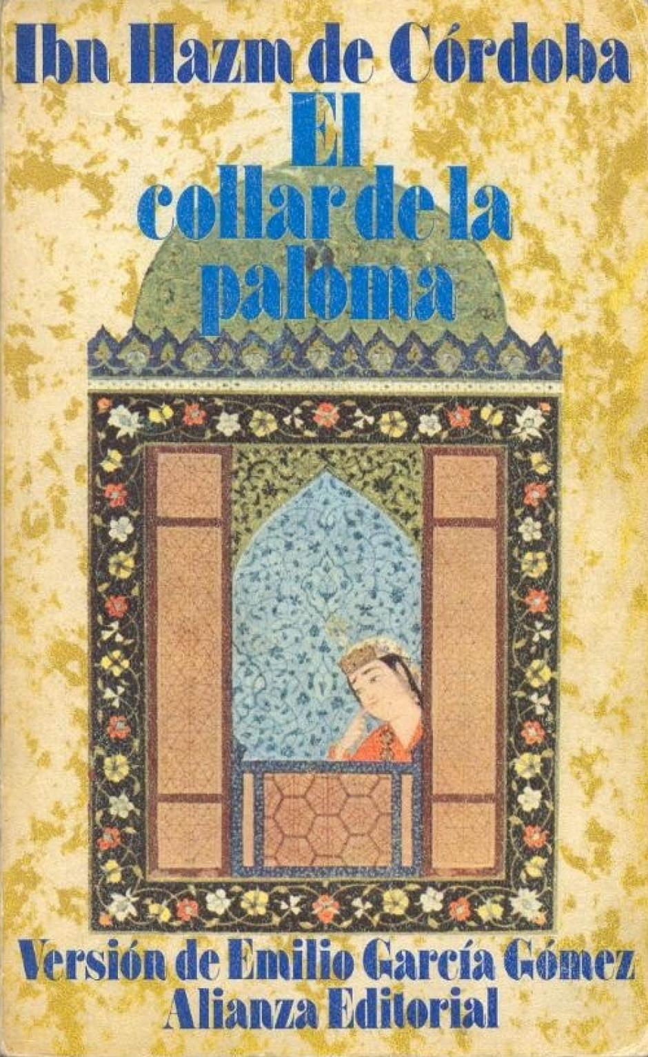 Portada de 'El collar de la paloma', de Ibn Hazm