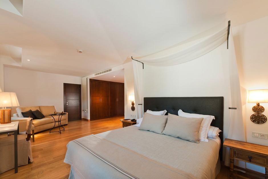 Habitación del Parador de Corias.
