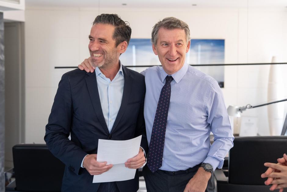 Borja Sémper y Alberto Núñez Feijóo