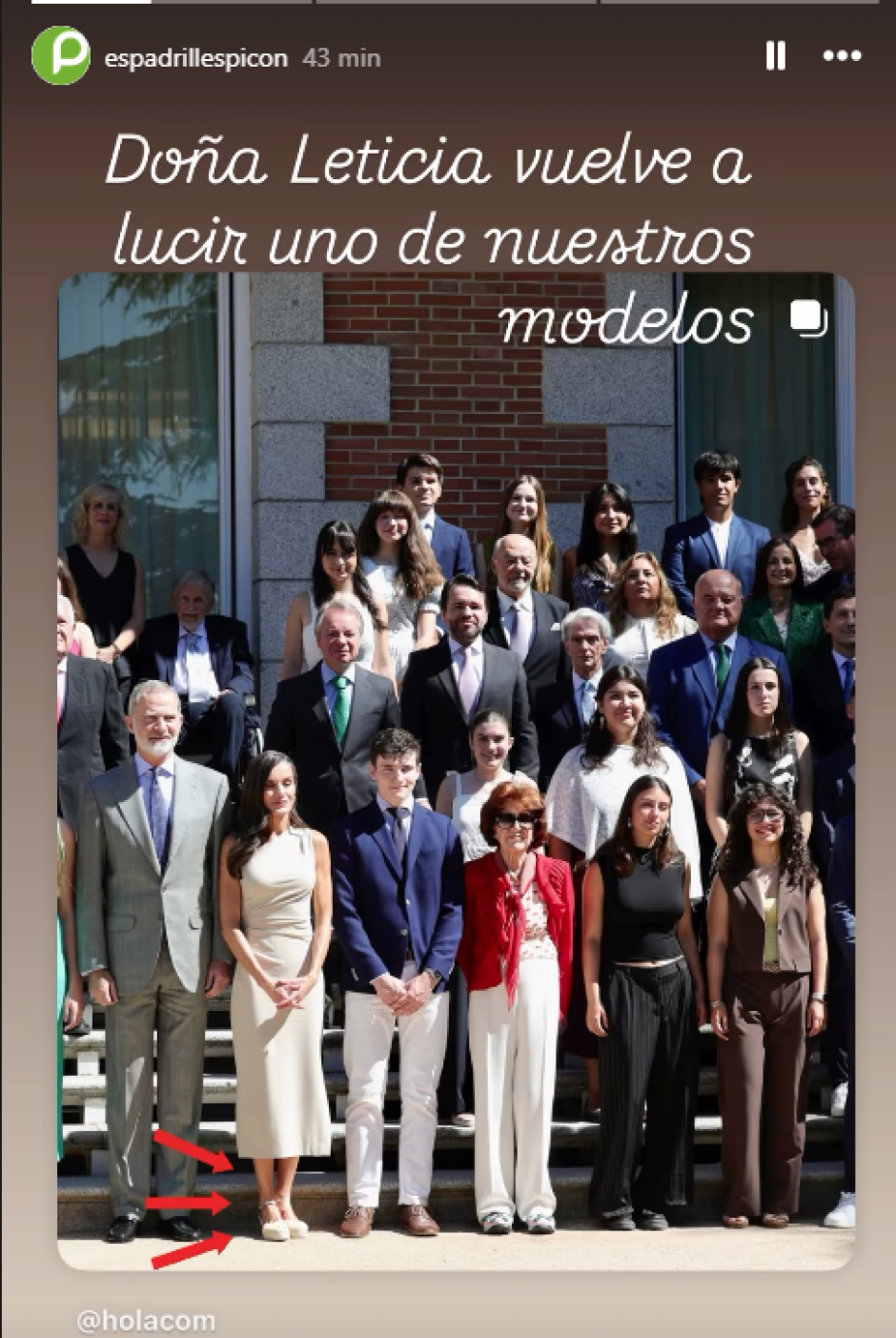 Captura de Instagram