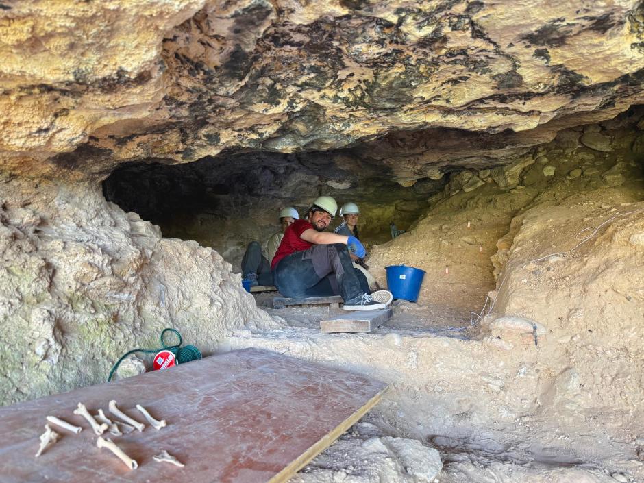 Yacimiento arqueológico del Abrigo de San Lázaro, en Segovia