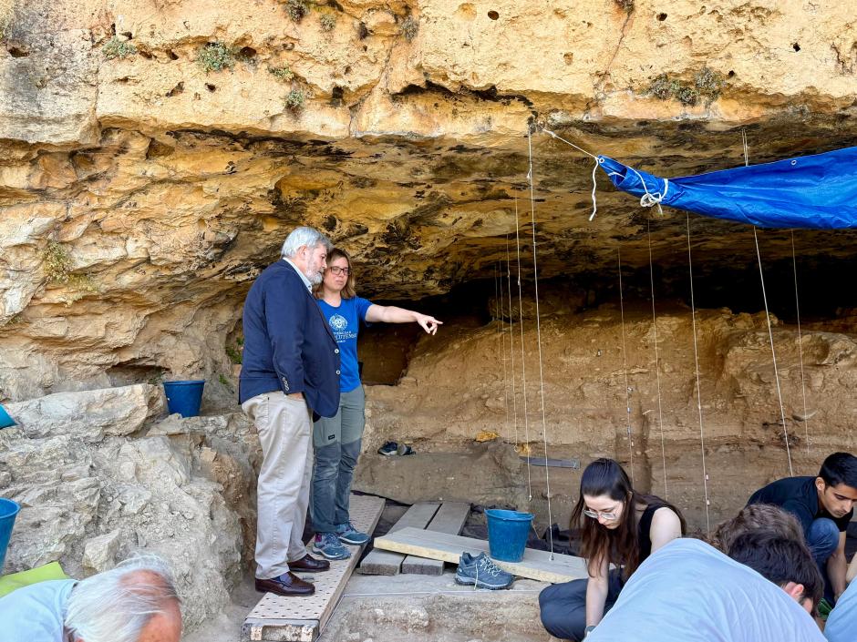 En la campaña de excavaciones participan 18 alumnos procedentes de la Complutense de Madrid, de la Universidad de Zaragoza y de la UNED