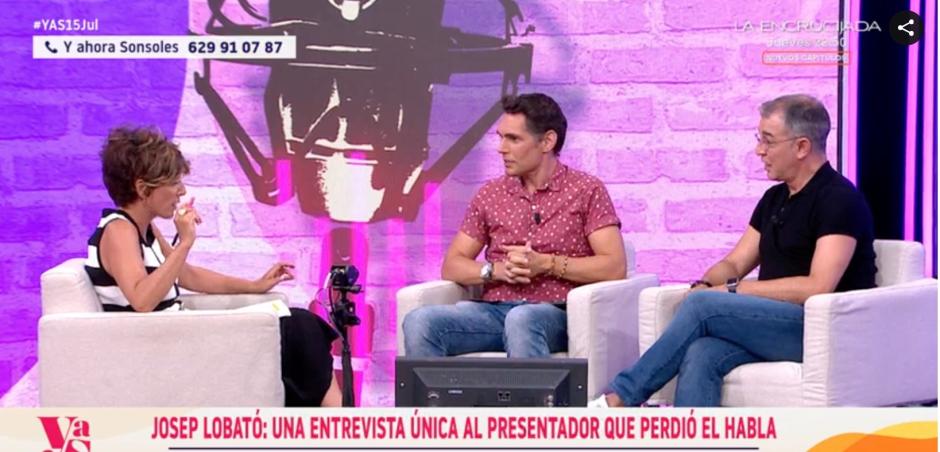 Josep Lobató durante la entrevista