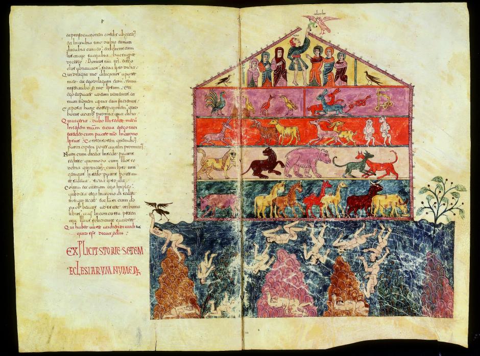 Dos de las páginas del 'Beato de Gerona'
