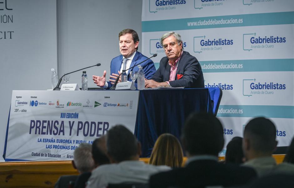 Mañueco participa en la XIII edición del curso universitario 'Prensa y Poder'