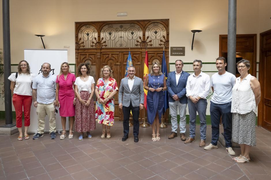 Marta Barrachina en el acto de presentación de la convocatoria de ayudas a jóvenes y nuevos agricultores