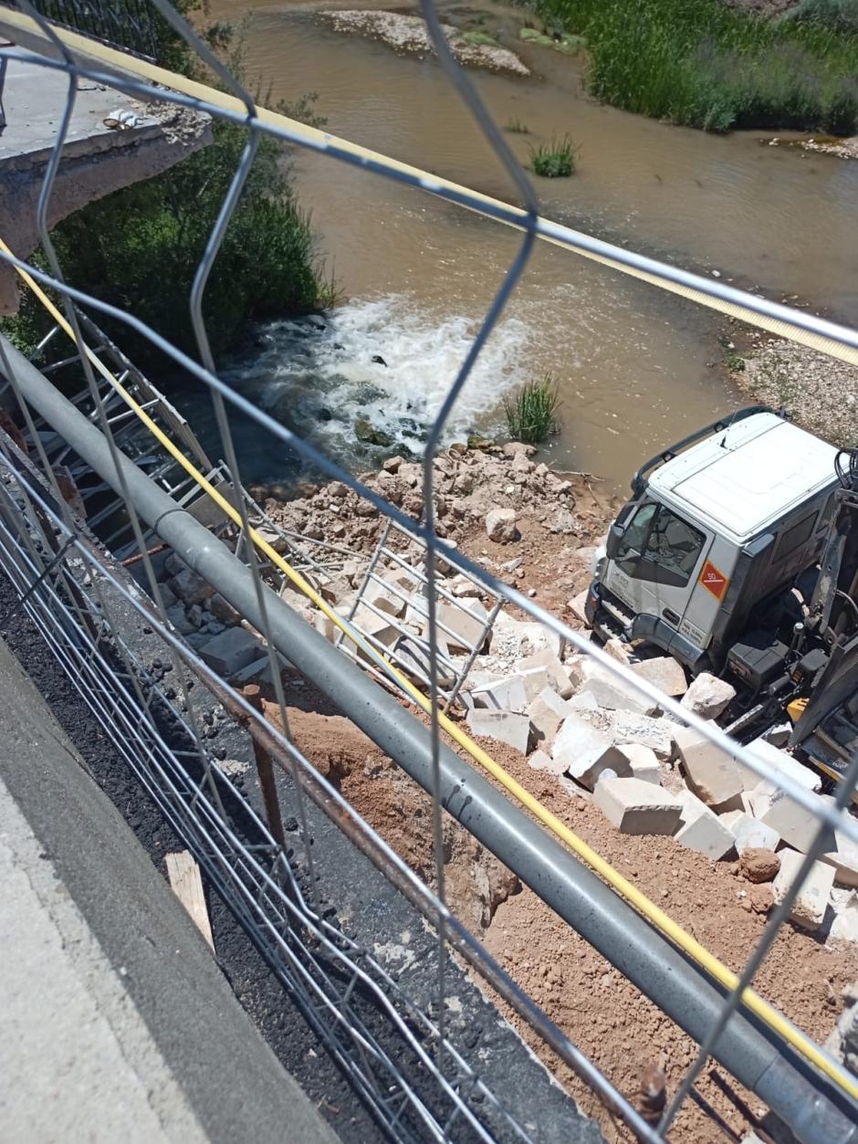 Nuevo derrumbe del puente medieval de San esteban de Gormaz