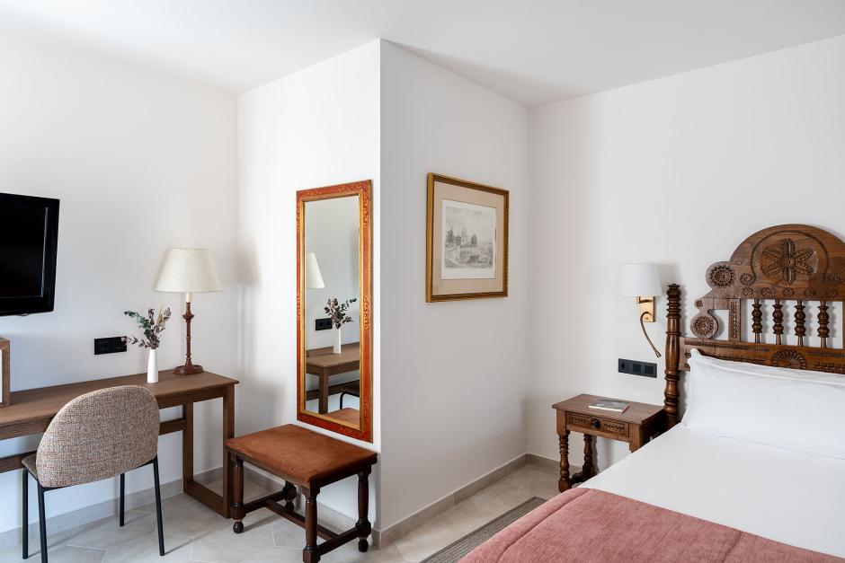 Habitación del Parador de Ciudad Rodrigo.
