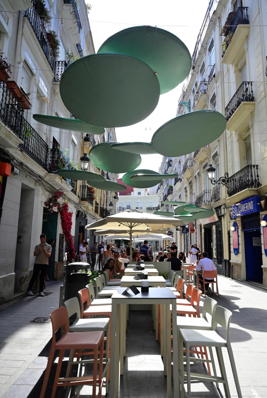 Imagen de la nueva 'ecoterraza' de Valencia.