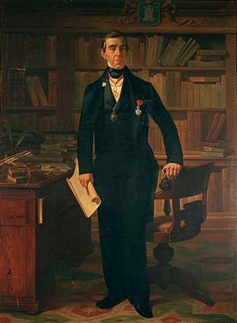 Retrato de Próspero de Bofarull, pintado en 1850