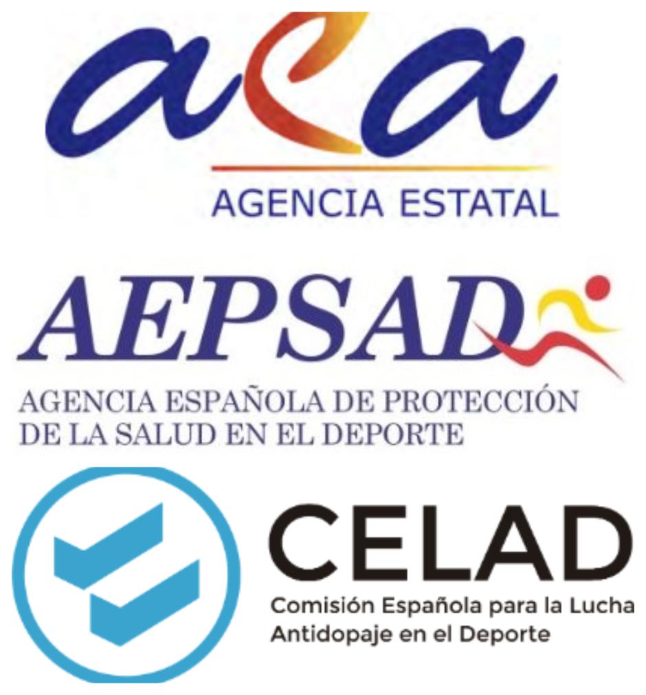 Arriba, logotipo de 2008-2013; en el centro, el de 2013-2022; y abajo, el actual sin los colores de la bandera