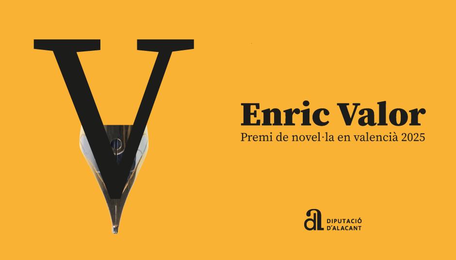 Cartel de la XXXI edición del Premio Enric Valor de Novela en Valenciano