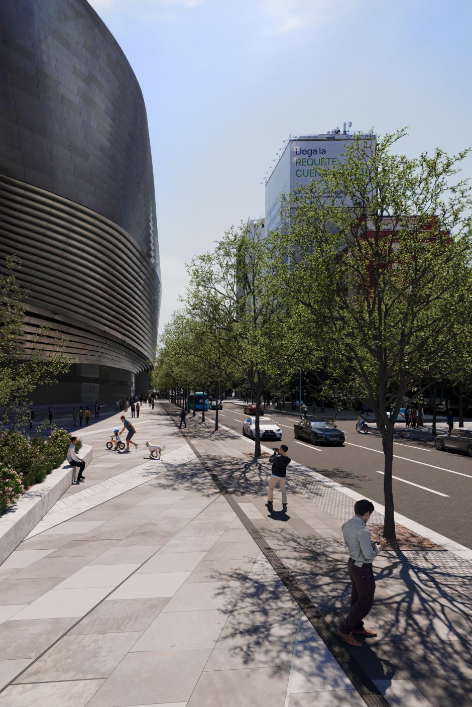 Nueva zona del Bernabéu