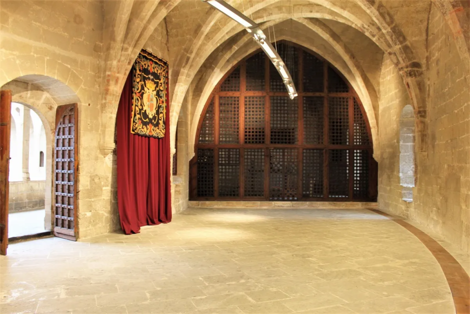 Interior del castillo de Bellver.
