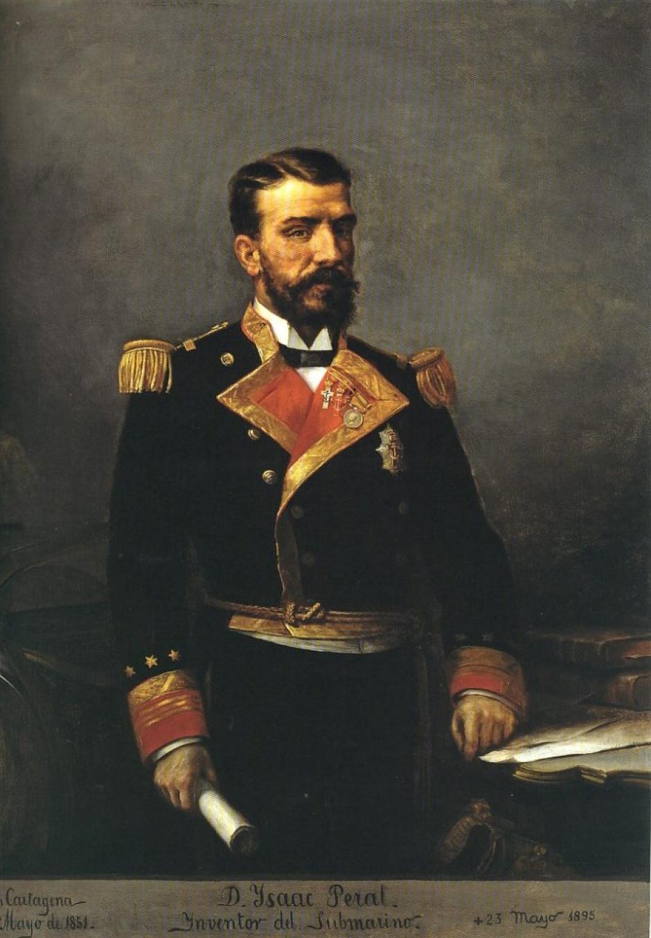 Retrato de Isaac Peral. Ayuntamiento de Cartagena