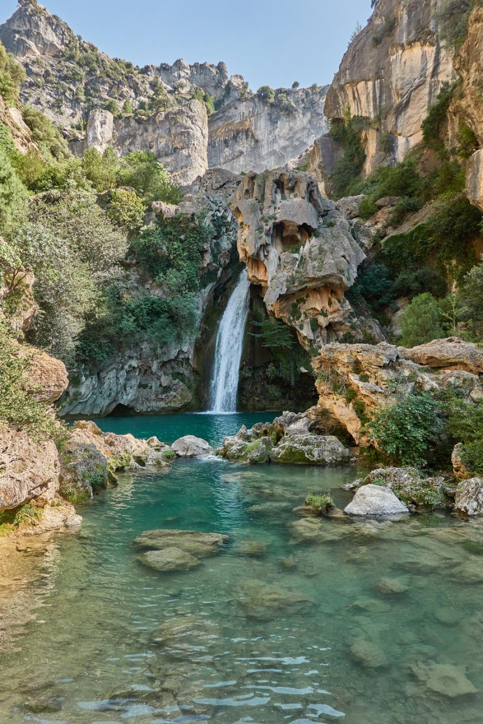 Salto de agua del río Borosa.