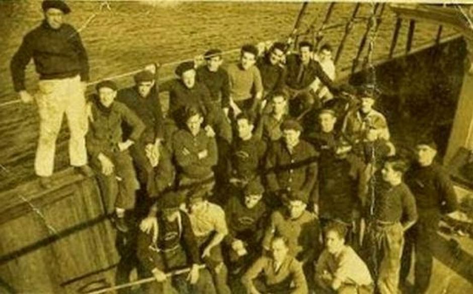 Tripulación del yate del Tesoro Vita