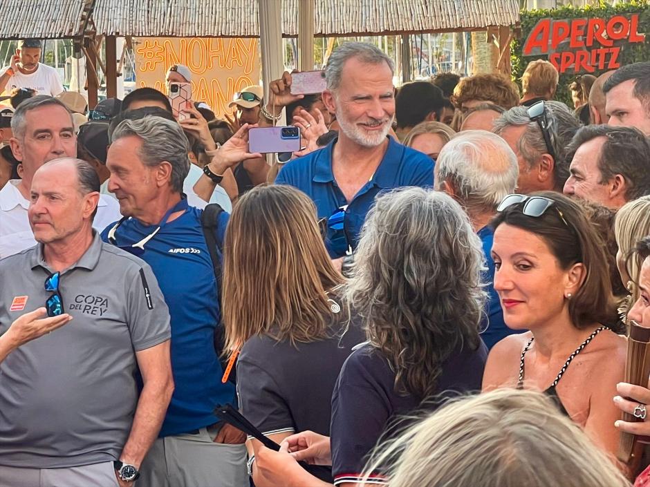 El Rey en el concierto de Jaime Anglada