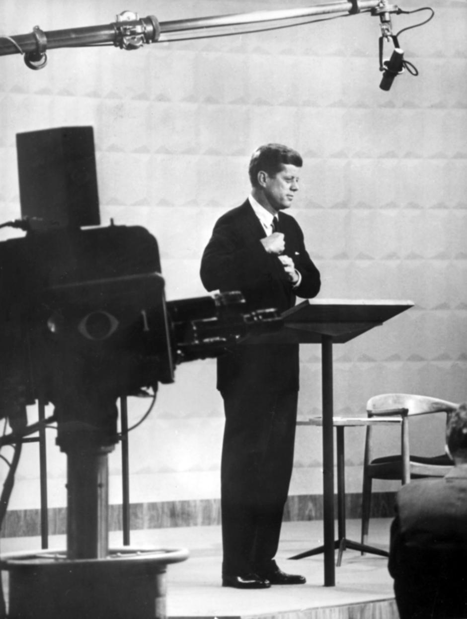 1 de cada 3 americanos vieron el debate entre Kennedy y Nixon