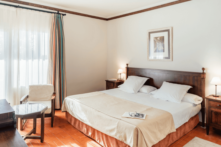 Habitación del Parador de Manzanares.